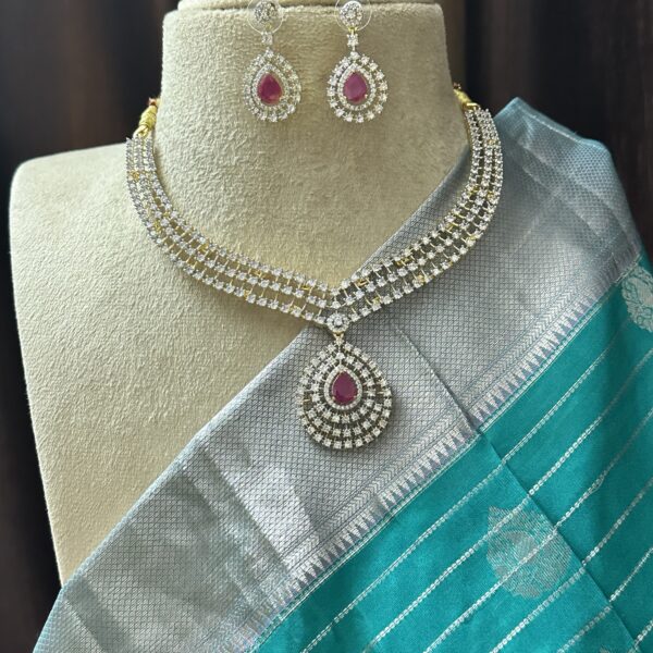 Cinderella AD white necklace