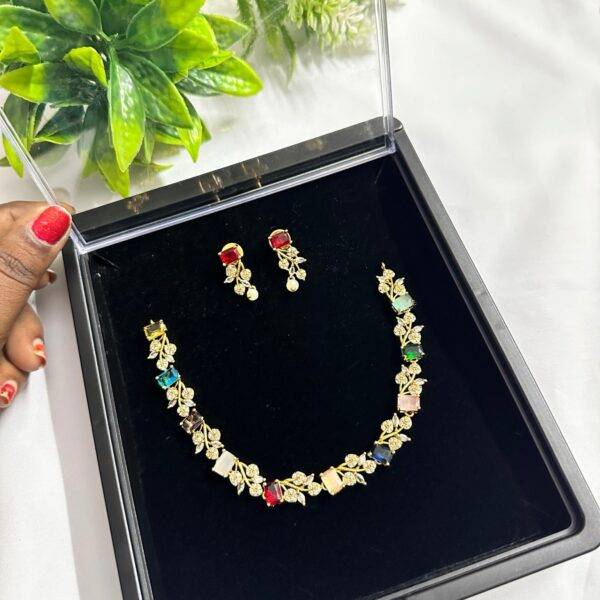 Navarathna AD necklace