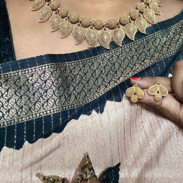 Indo western mango necklace