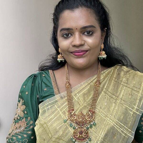 Rani antique haram (green)