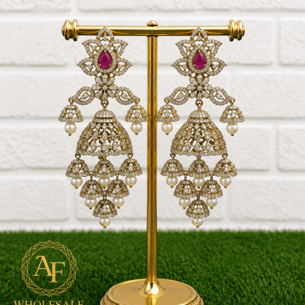 Earrings AD Ruby