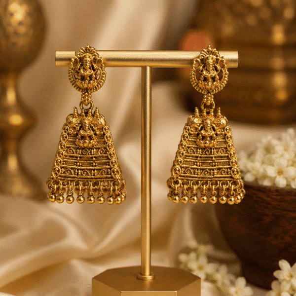 Gopuram jumka / earrings