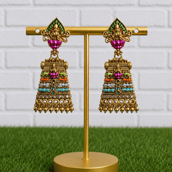 Gopuram jumka (light weight )