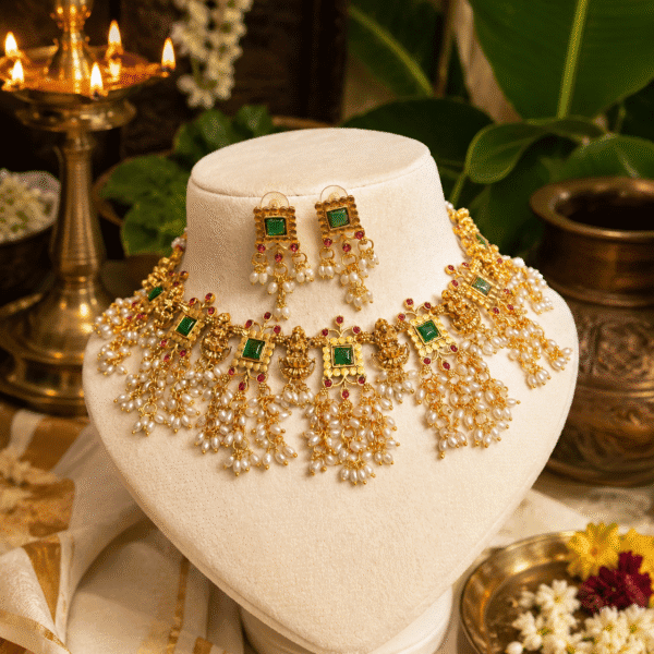 Cluster beads necklace/ Onam collections