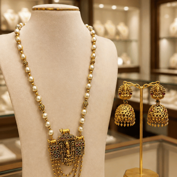 White beads Chettinadu haram