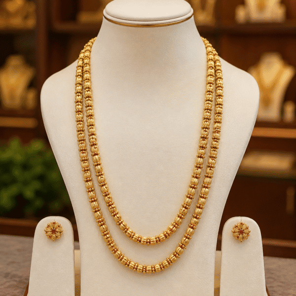 Double layer Chettinadu beads haram