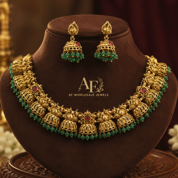 Jumka necklace
