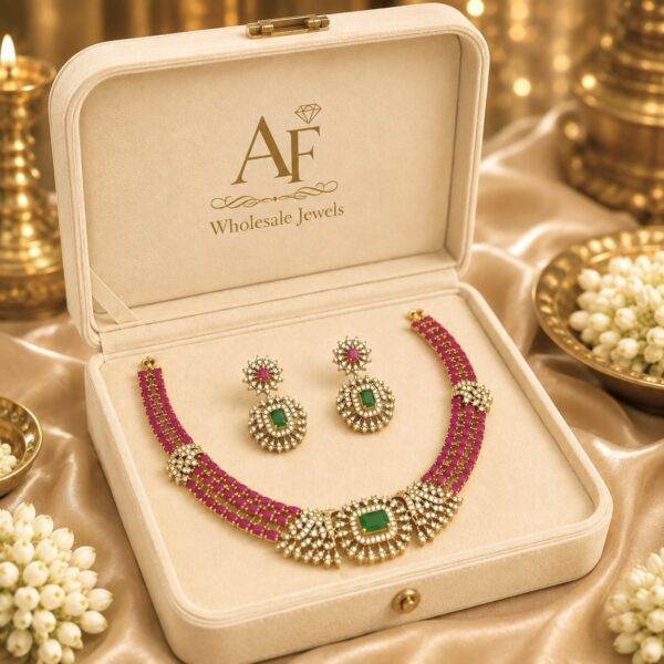 Ruby necklace AD