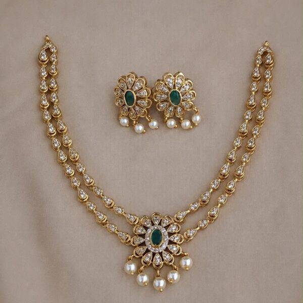 Double layer AD necklace