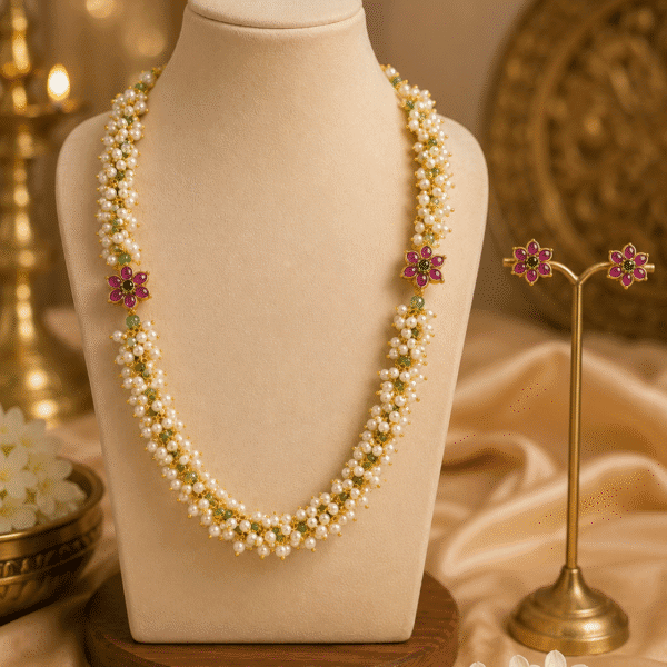 Cluster beads pearls haram