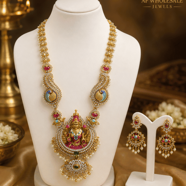 Lakshmi Devi haram with enamel