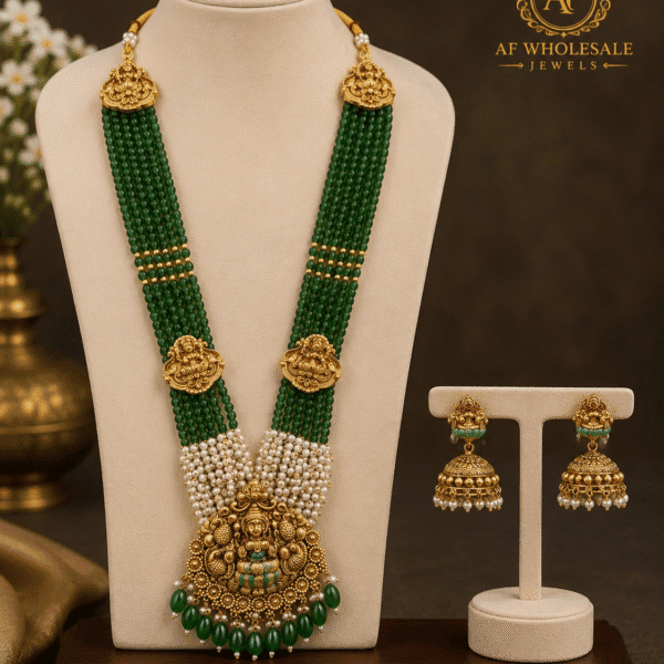 Green crystal beads Nagas haram