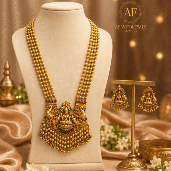 Layered golden beads haram