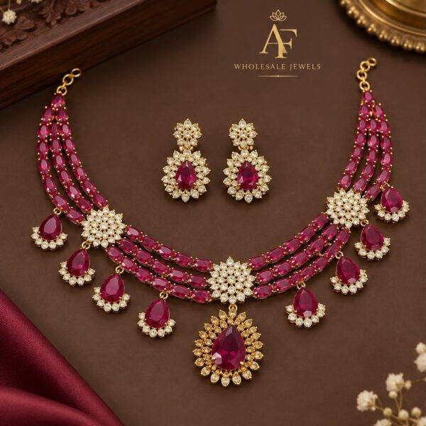 3 layer Victorian premium necklace