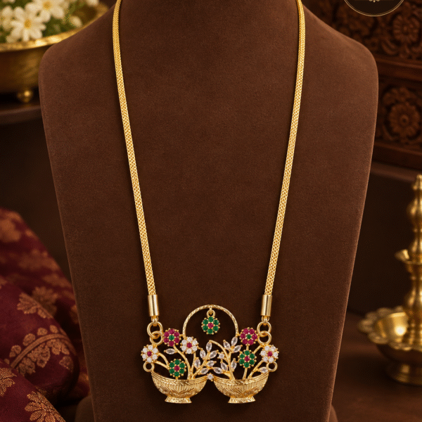 Flower basket dollar chain