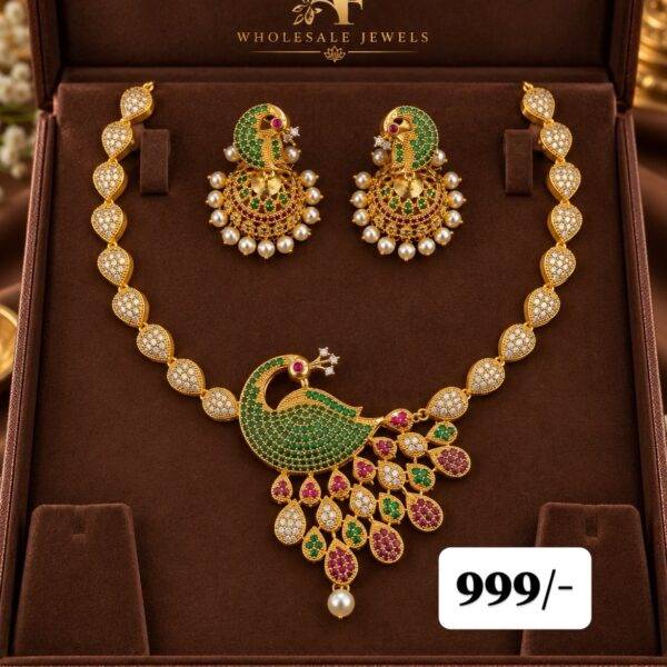 Mayura vaira necklace