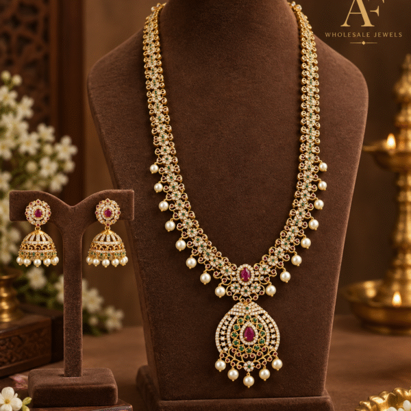 Swarna emerald pearl haram