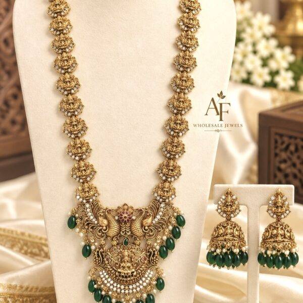 Temple Nagas green beads haram