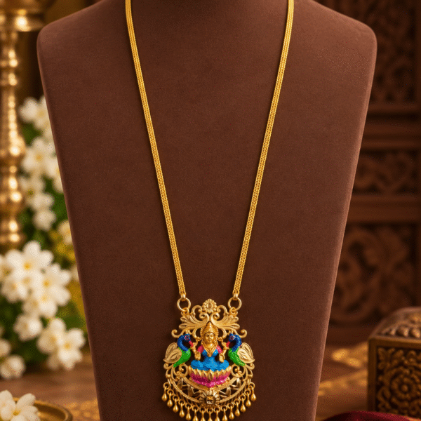 Nakshi micro plated dollar chain