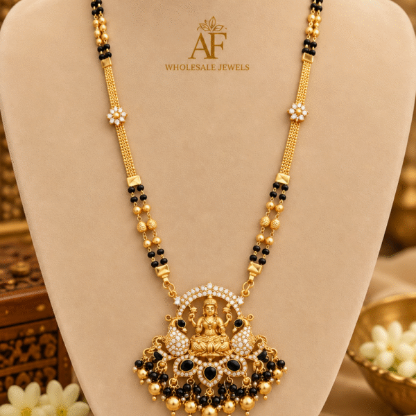 Black beads chain